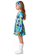 Girls Super Cool Hippie Dress Costume Alt 2