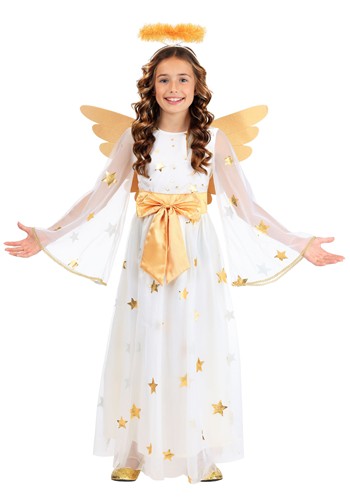 Girls Starry Angel Dress Costume