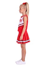 Girls Red White Cheerleader Uniform Costume Alt 2