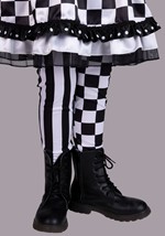 Girls Wicked Black Jester Costume Alt 6