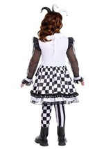 Girls Wicked Black Jester Costume Alt 1