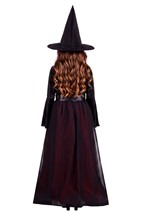 Girls Batty Red Witch Dress Costume Alt 3