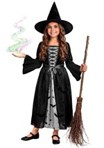 Girls Batty Grey Witch Dress Costume