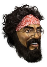 Adult Cheech Chong Deluxe Chong Injection Mask Alt 2