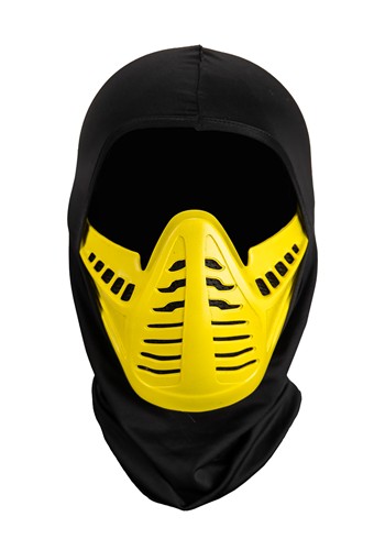 Adult Scorpion Mortal Kombat Injection Mask