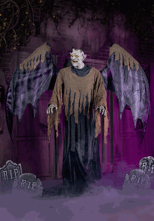 Animatronic Craggoth the Demon Gargoyle Decoration