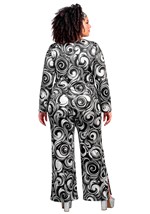 Plus Size Women's Foxy Disco Costume Jumpsuit Alt 4
