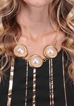 Womens Golden Disco Queen Dress Costume Alt 4