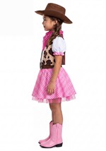 Kids Pretty Pink Cowgirl Costume Alt 2