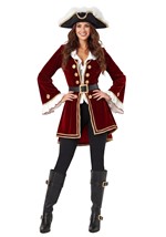 Crimson Pirate Captain Womens Costume