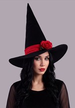 Adult Black and Red Witch Costume Alt 6