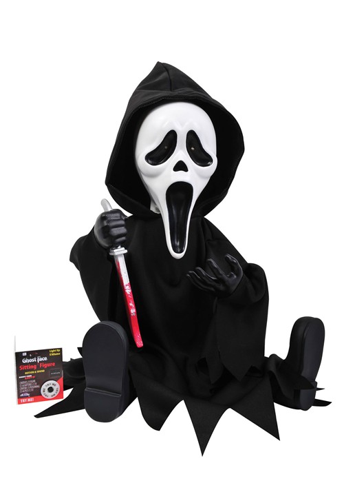 11 Inch Animated Ghost Face Sitting Slayer