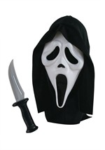 Adult Ghost Face Mask and Knife Costume Kit Alt 2