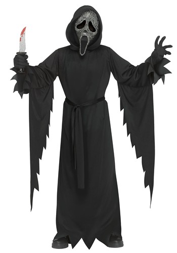 Kids Gun Powder Bling Ghost Face Costume