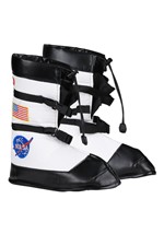 Child White Astronaut Costume Boots