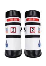 Child White Astronaut Costume Boots Alt 2