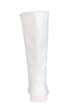 White Wrestling Costume Boots for Adults Alt 3