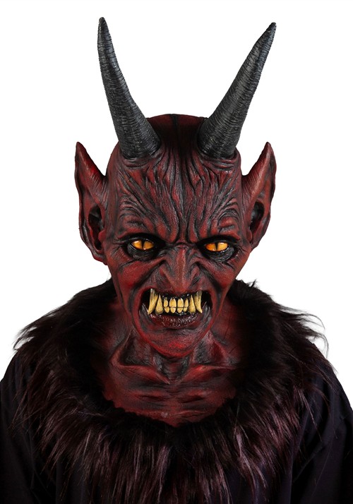 Beelzebub the Horned Demon Costume Mask for Adults