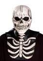 Adult White Skull and Bones Costume Overhead Mask