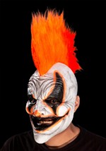 Adult Carousel Punk Clown Orange Costume Mask