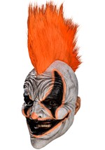 Adult Carousel Punk Clown Orange Costume Mask Alt 1
