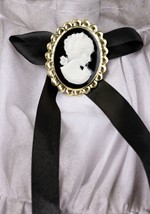 Womens Victorian Ghost Bride Dress Costume Alt 8