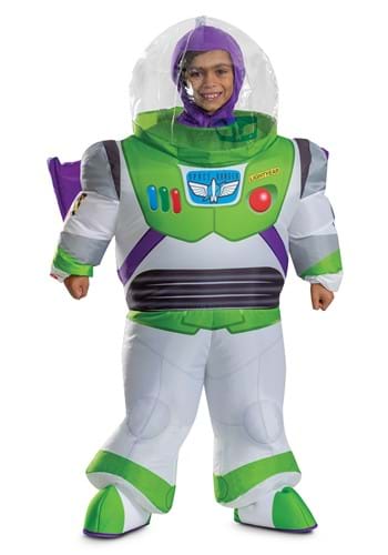 Inflatable Buzz Lightyear Kids Costume with Helmet