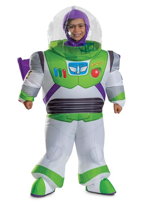 Inflatable Buzz Lightyear Kids Costume with Helmet