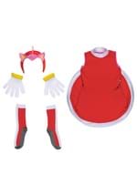 Girls Classic Sonic the Hedgehog Amy Rose Costume Alt 1