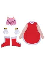 Womens Deluxe Sonic the Hedgehog Amy Rose Costume Alt 1