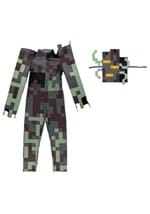 Kids Classic Minecraft Creaking Costume Alt 2