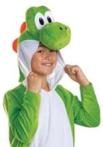 Kids Super Mario Hooded Yoshi Jumpsuit Costume Alt 1