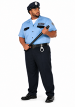 Plus Size On Patrol Mens Costume