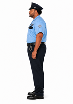 Plus Size On Patrol Mens Costume Alt 2