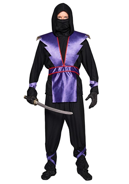 Plus Size Ninja Master Blue Armor Mens Costume