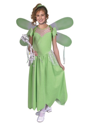 Girls Green Pixie Costume Dress