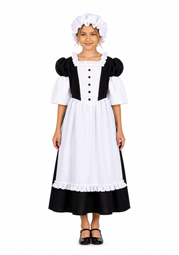 Girls Peasant Pilgrim Costume