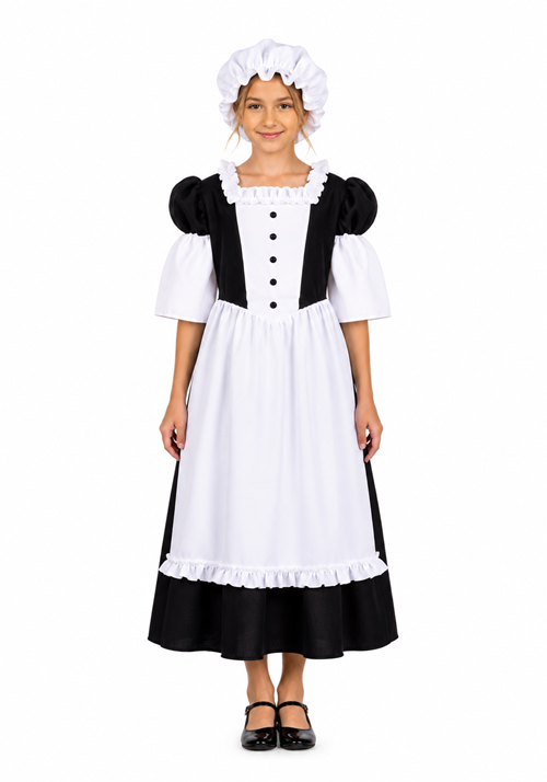 Girls Peasant Pilgrim Costume