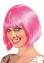 Womens Pink Costume Bob Wig