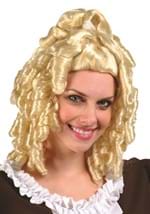 Womens Blonde Colonial Lady Costume Wig