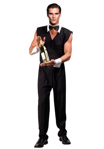 Mens Sexy Bartender Chip Costume