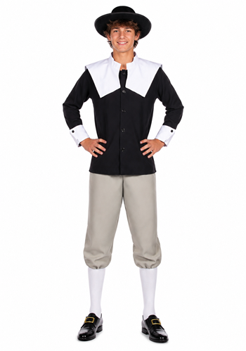 Boys Traditional Pilgrim Teen Costume