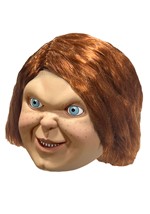 Adult Deluxe Chucky Latex Mask Alt 1
