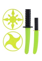 Green Ninja Warrior Kid's Costume 2