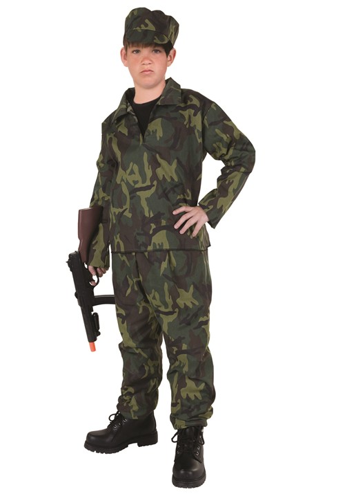 Child Commando Camo Costume