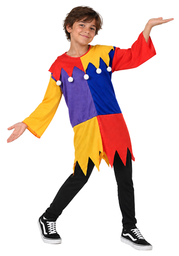 Kids Court Jester Costume Tunic