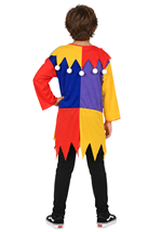 Kids Court Jester Costume Tunic Alt 1