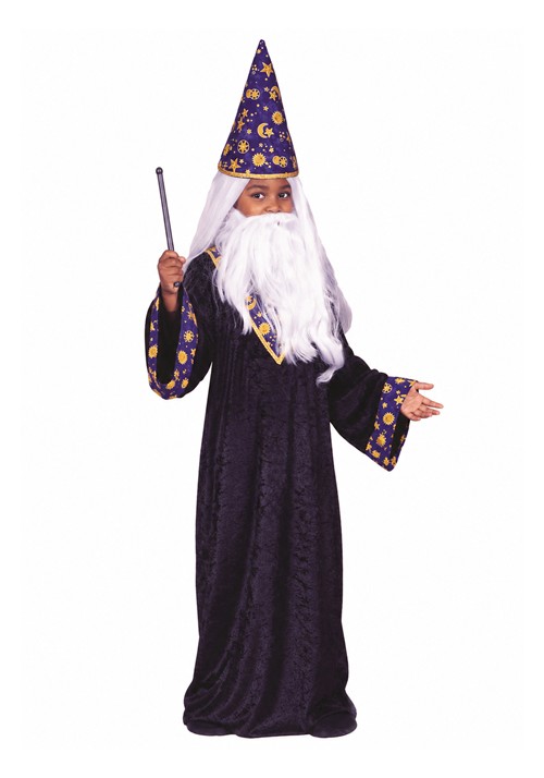 Kid's Magic Wizard Costume Robe upd