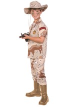 Child Desert Hero Commando Costume