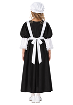 Child Pilgrim Maid Girl Costume Dress Alt 1